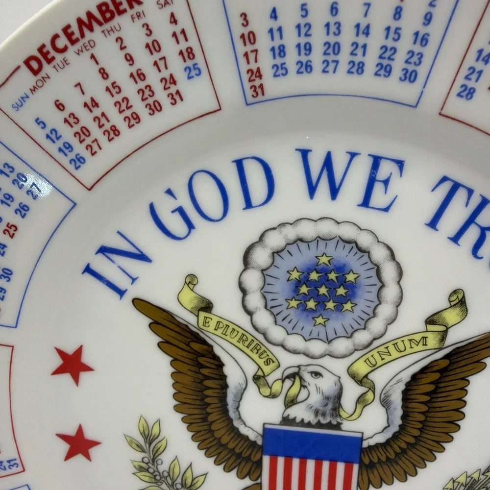 200th Anniversary American Bicentennial 1776-1976 Calendar Collector‎ Plate 9